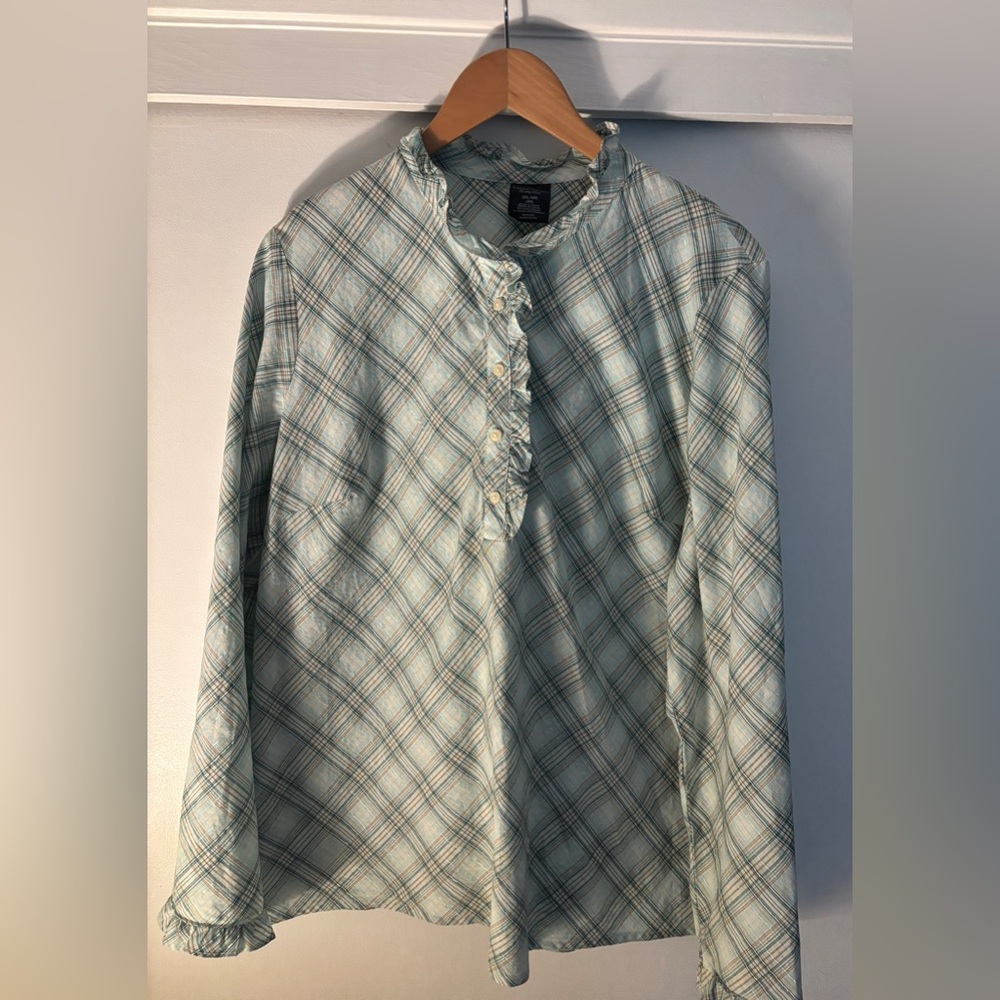 Plaid Blouse